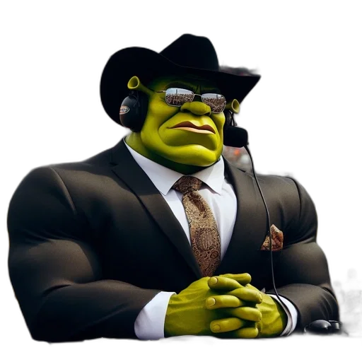 hat, animal, staff, 3d render transparent PNG cut-out