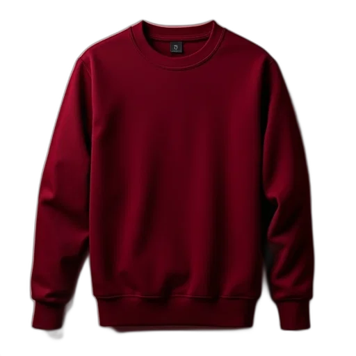jacket, red, dark, plain transparent PNG cut-out
