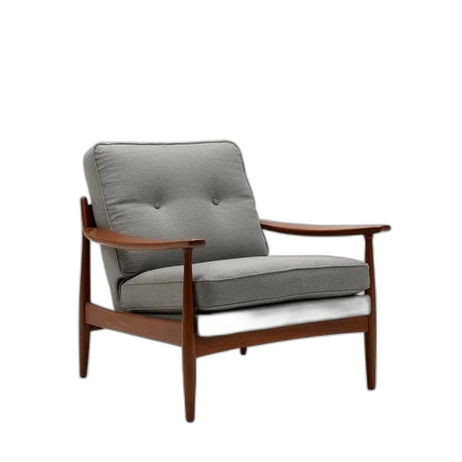 furniture, 3d render, earth tones, model transparent PNG cut-out