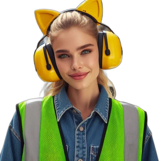staff, jacket, face, jewelry transparent PNG cut-out
