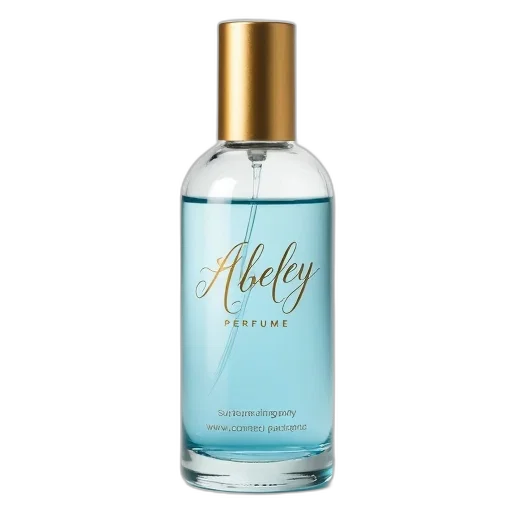 bottle, clear, glass, golden transparent PNG cut-out