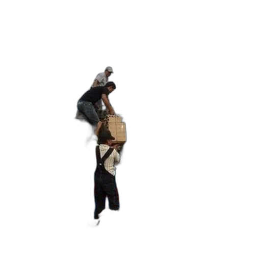 animal, jacket, staff, hat transparent PNG cut-out
