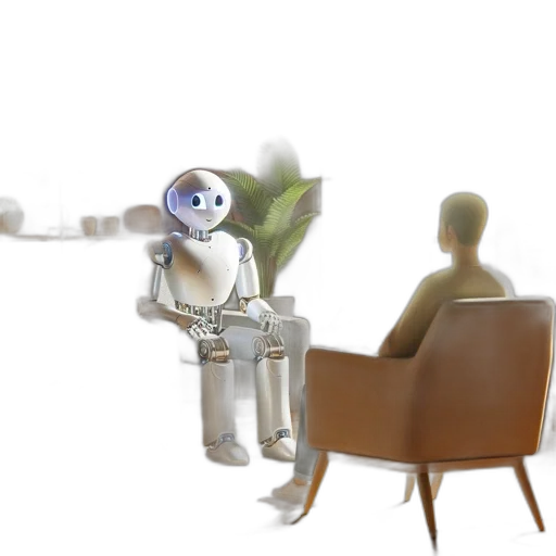 robot, furniture, staff, concept art transparent PNG cut-out