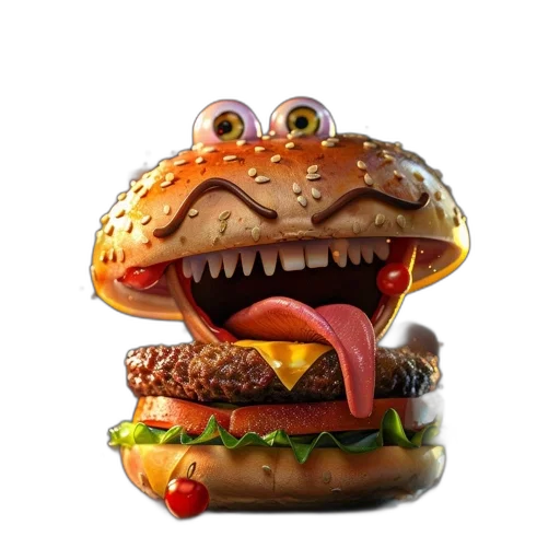 food, animal, face, creature transparent PNG cut-out