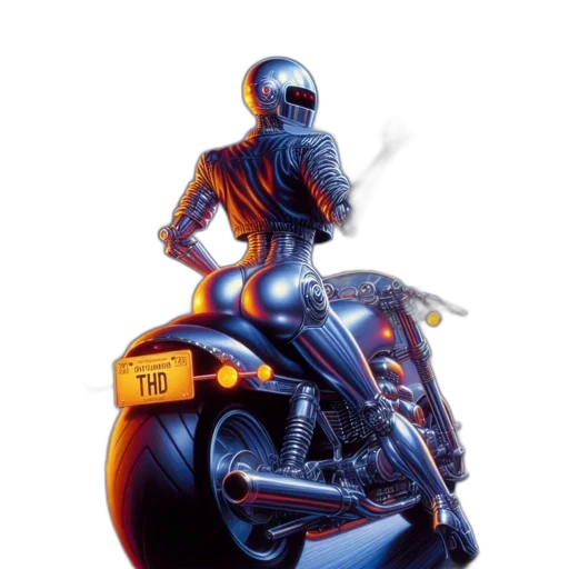 photorealistic, concept art, comic book art, cyberpunk transparent PNG cut-out