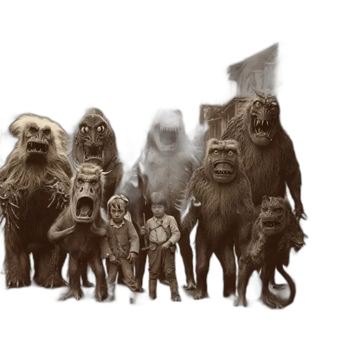 creature, animal, mask, concept art transparent PNG cut-out