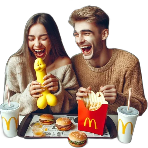food, face, photorealistic, 3d render transparent PNG cut-out