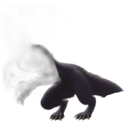 creature, dragon, animal, staff transparent PNG cut-out