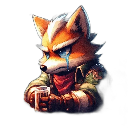 concept art, pixel art, fantasy art, watercolor transparent PNG cut-out