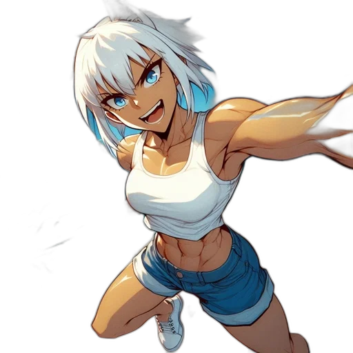 concept art, anime, comic book art, pixel art transparent PNG cut-out